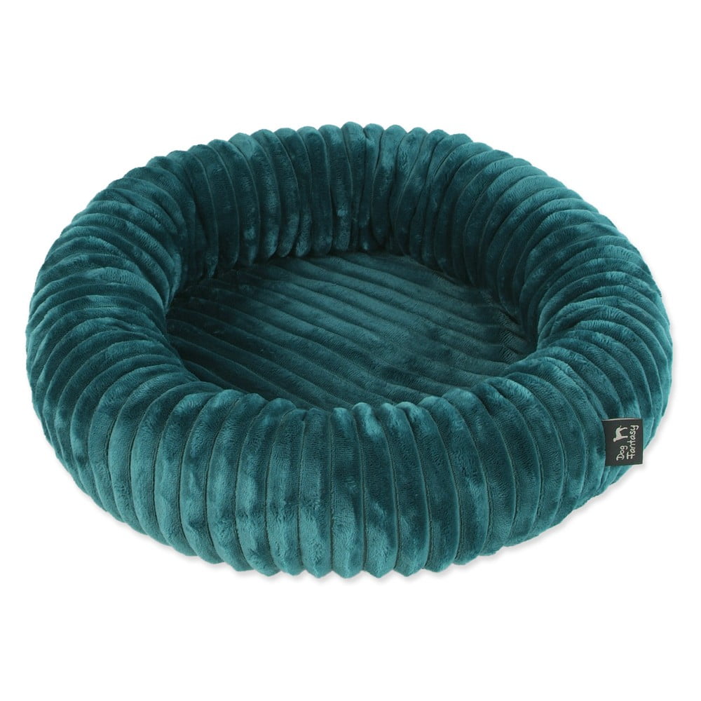 Ciemnozielone legowisko dla psów ø 50 cm Dog Fantasy Stripe – Plaček Pet Products