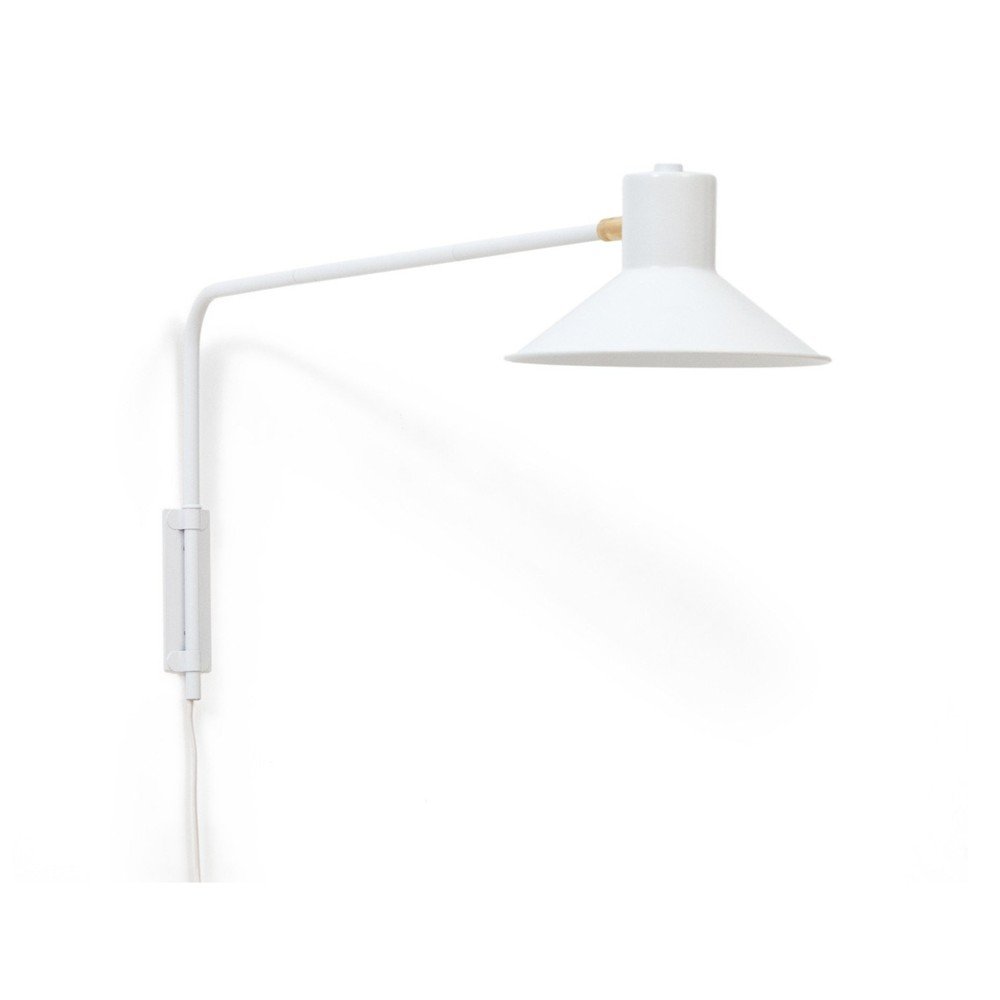 Biały kinkiet ø 20 cm Aria – Kave Home