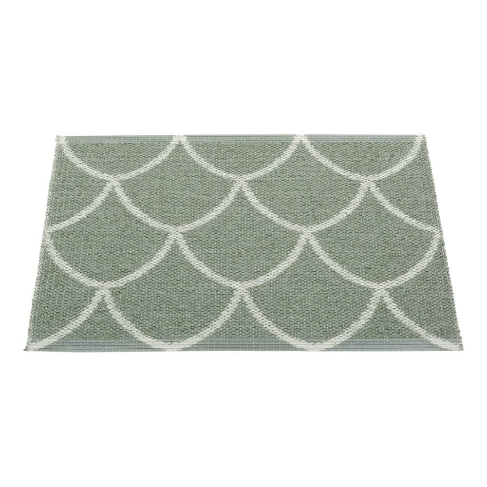 Zielony dywan odpowiedni na zewnątrz 70x50 cm Kotte Army Sage – Pappelina