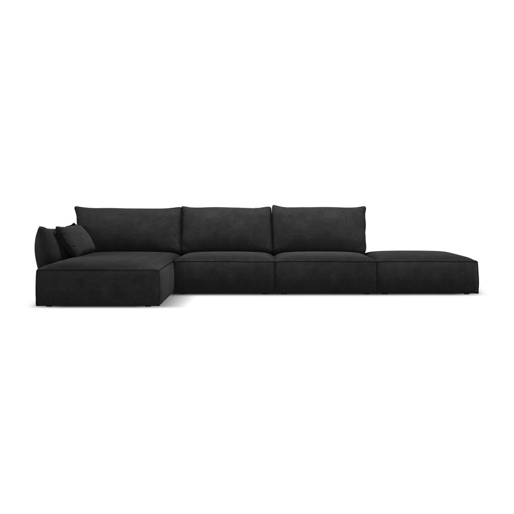 Ciemnoszary narożnik (lewostronny) Vanda – Mazzini Sofas