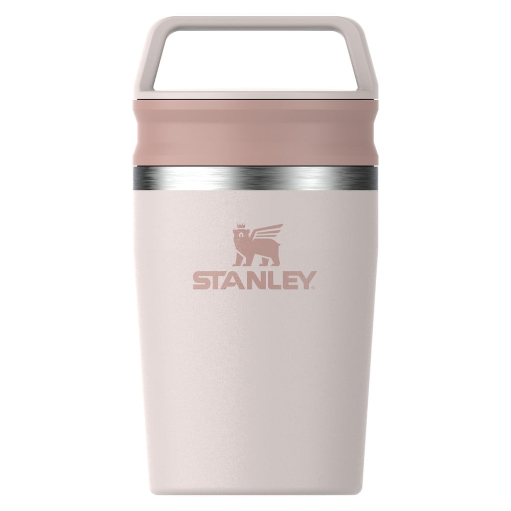 Jasnoróżowy kubek termiczny ze stali nierdzewnej 230 ml Café-To-Go Travel Mug Rose Quartz – Stanley