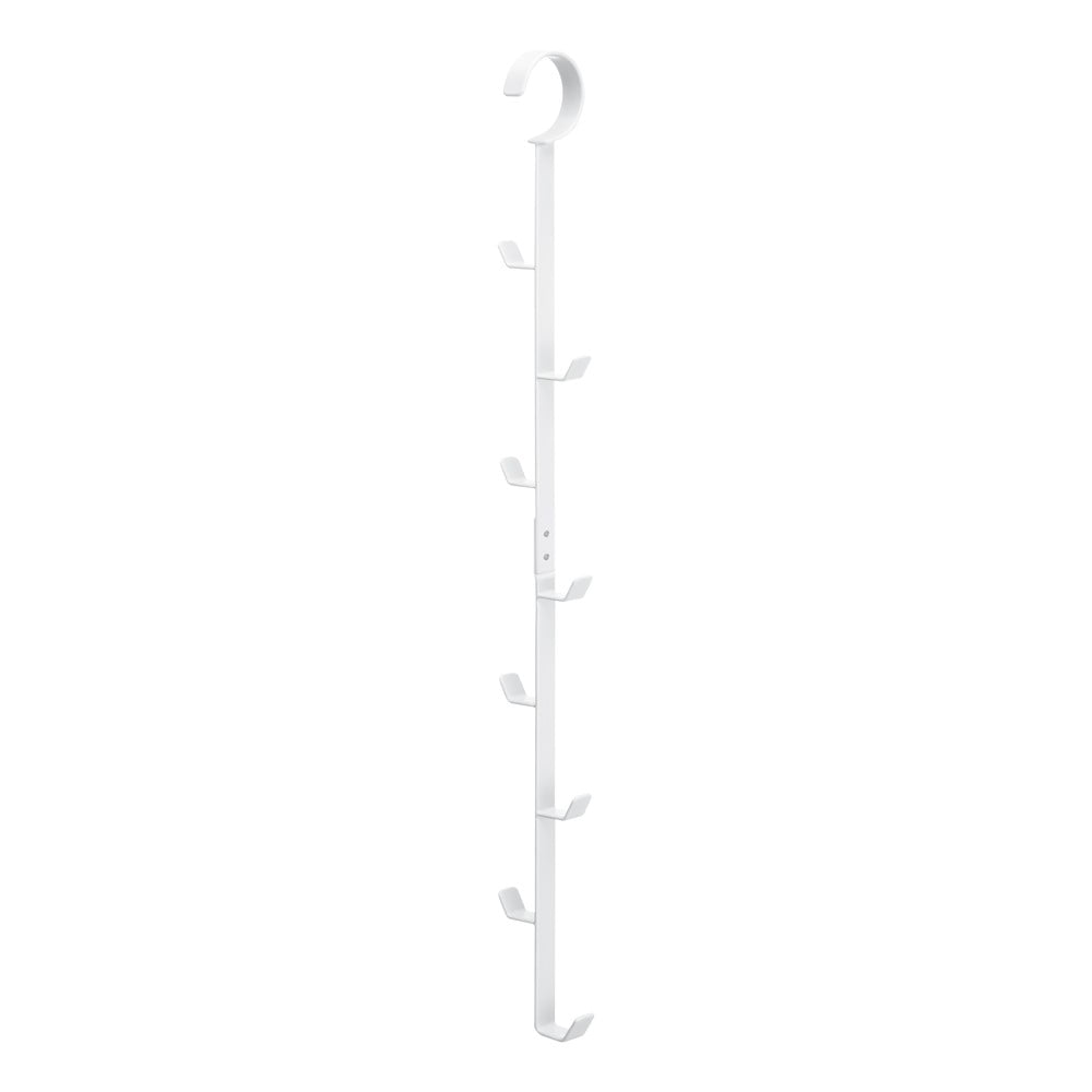 Biały wieszak do szafy Yamazaki Tower