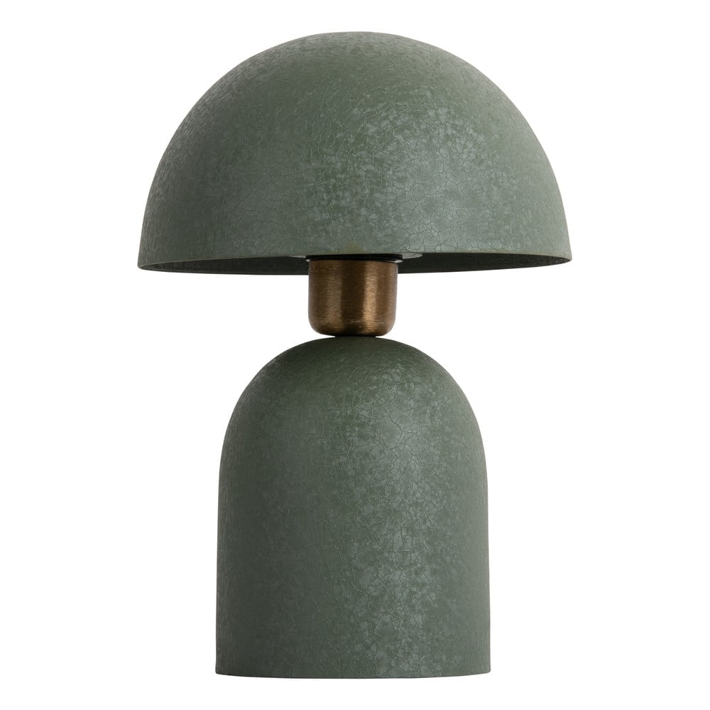 Zielona lampa stołowa z metalowym kloszem (wysokość 30 cm) Boaz – Leitmotiv