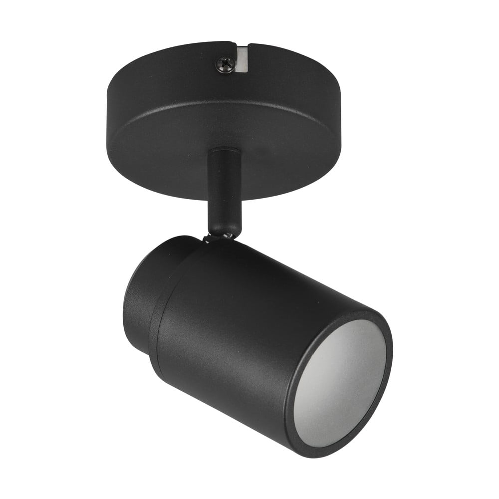 Metalowa lampa punktowa w kolorze matowej czerni 10x9 cm Angelo – Trio