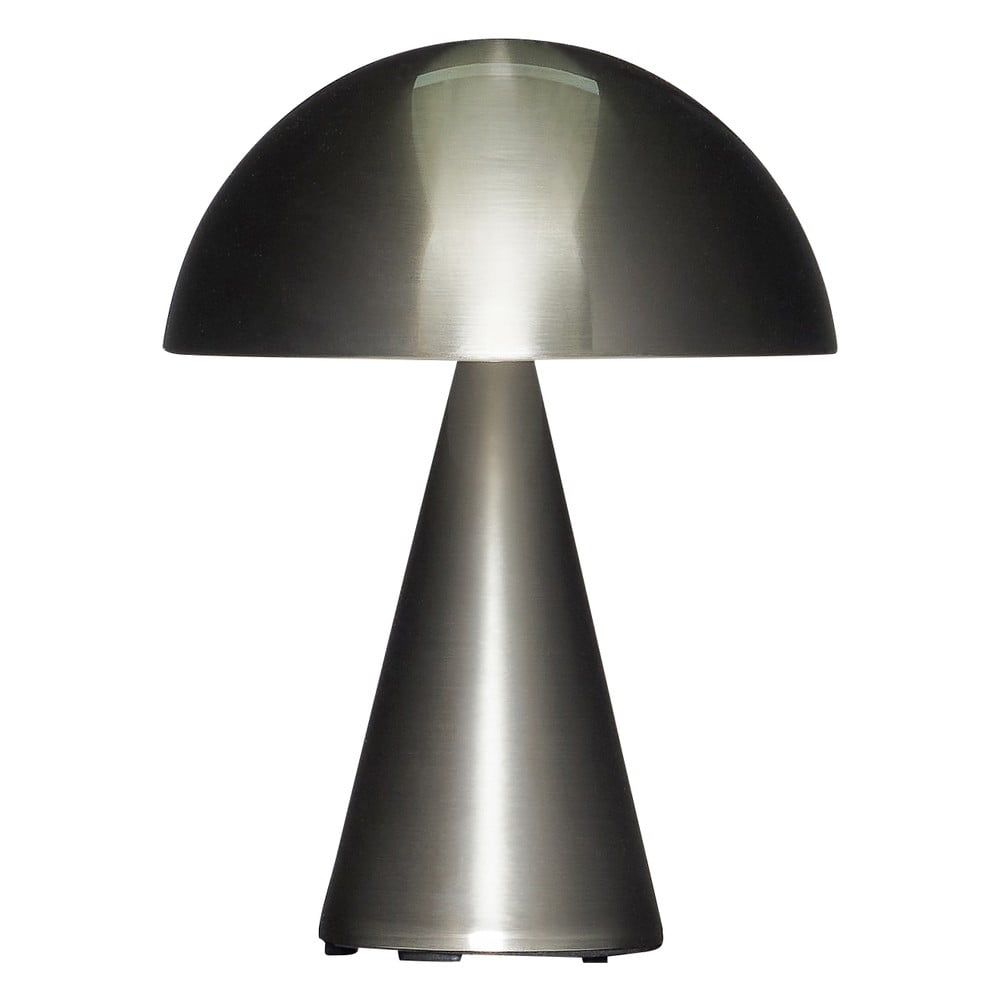 Ciemnoszara lampa stołowa LED ze ściemniaczem (wysokość 20 cm) Mush – Hübsch