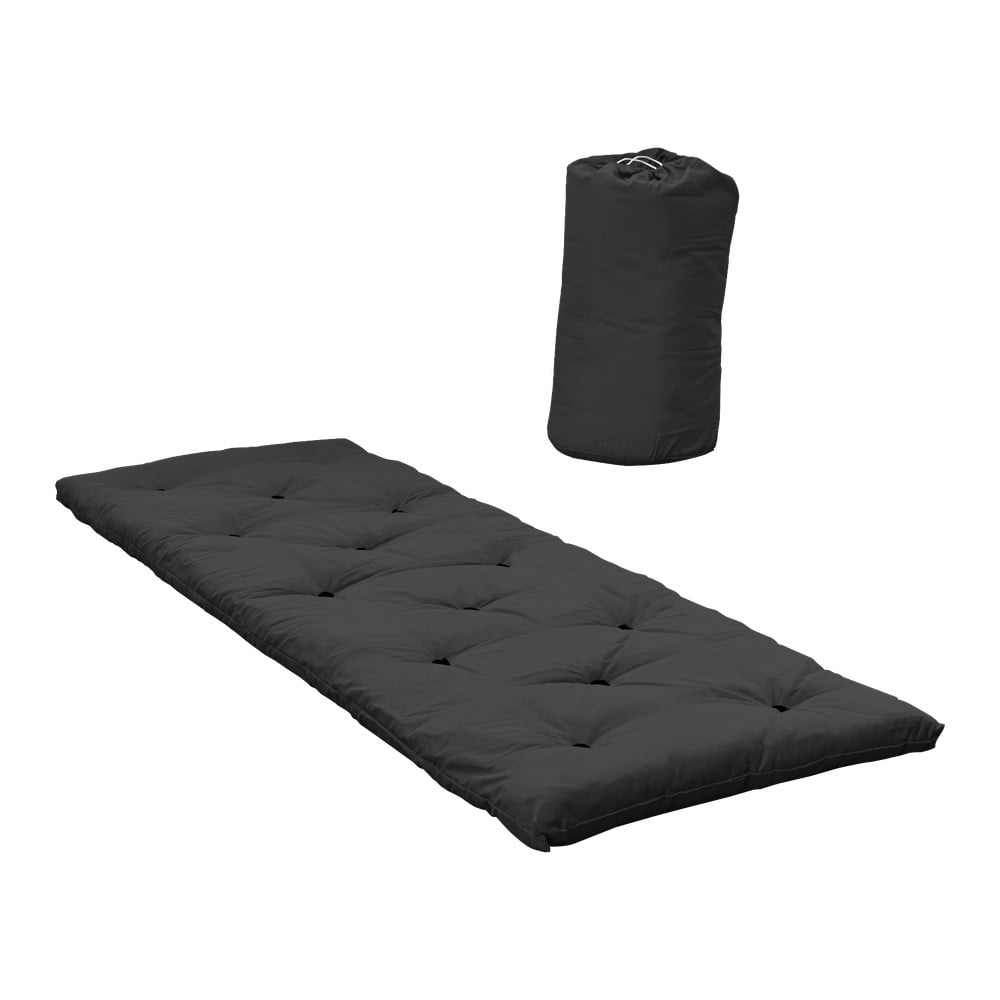 Ciemnoszary materac futon 70x190 cm Bed in a Bag Dark Grey – Karup Design