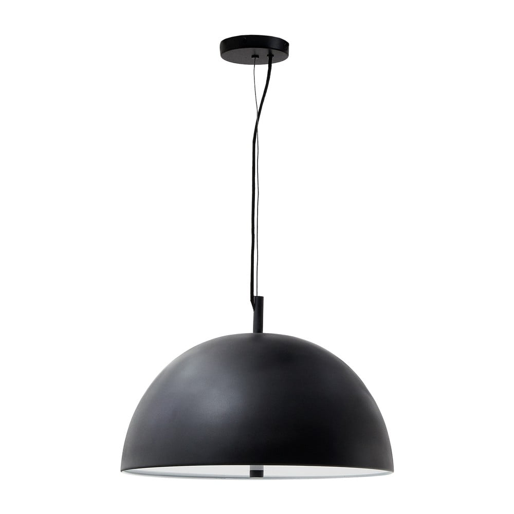 Czarna lampa wisząca z metalowym kloszem ø 39,5 cm Catlar – Kave Home