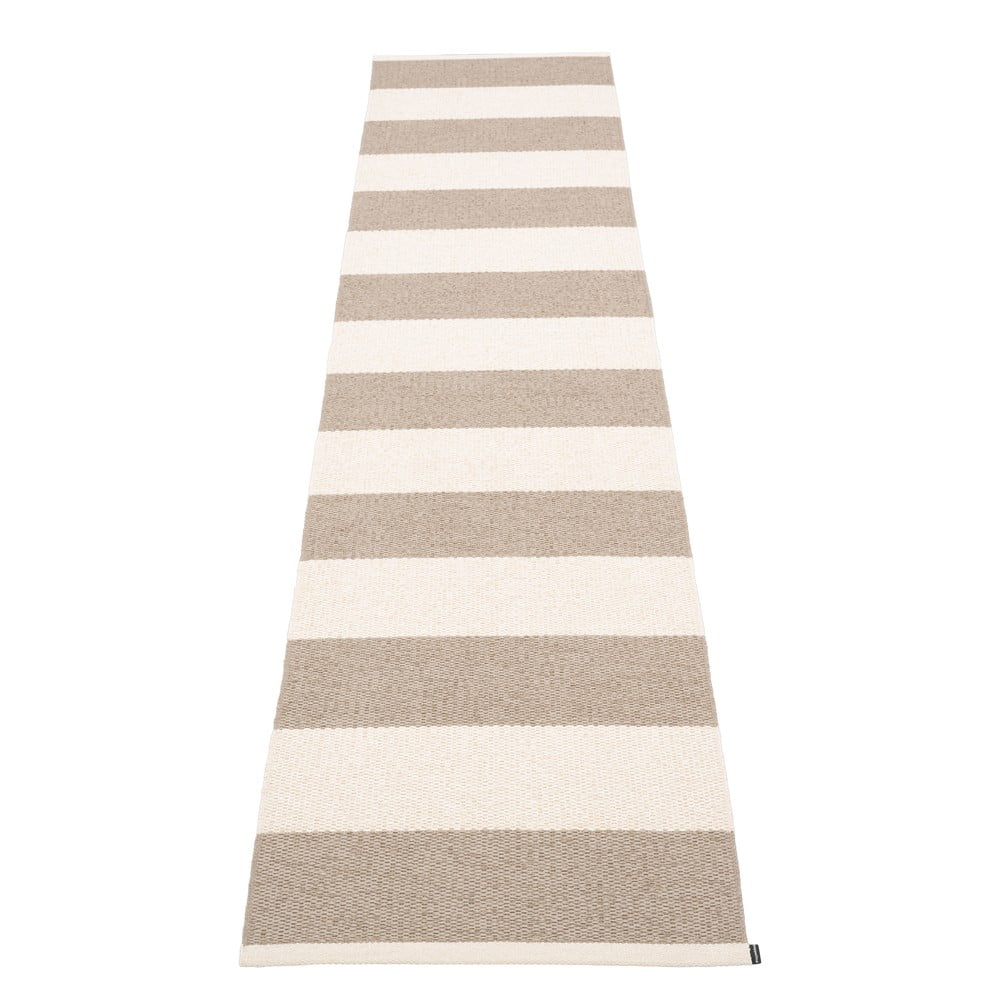 Beżowo-kremowy chodnik odpowiedni na zewnątrz 70x300 cm Bob Mud Vanilla – Pappelina