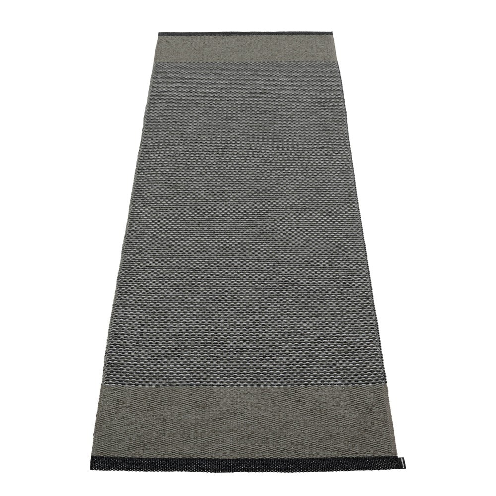 Antracytowy chodnik odpowiedni na zewnątrz 70x200 cm Edit Charcoal – Pappelina