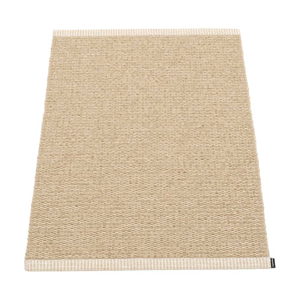 Beżowy dywan odpowiedni na zewnątrz 60x85 cm Mono Light Nougat – Pappelina