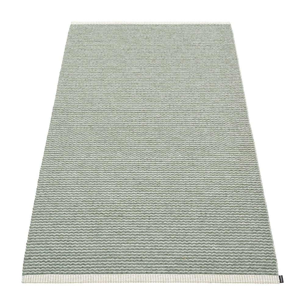 Jasnozielony dywan odpowiedni na zewnątrz 85x160 cm Mono Sage Army – Pappelina