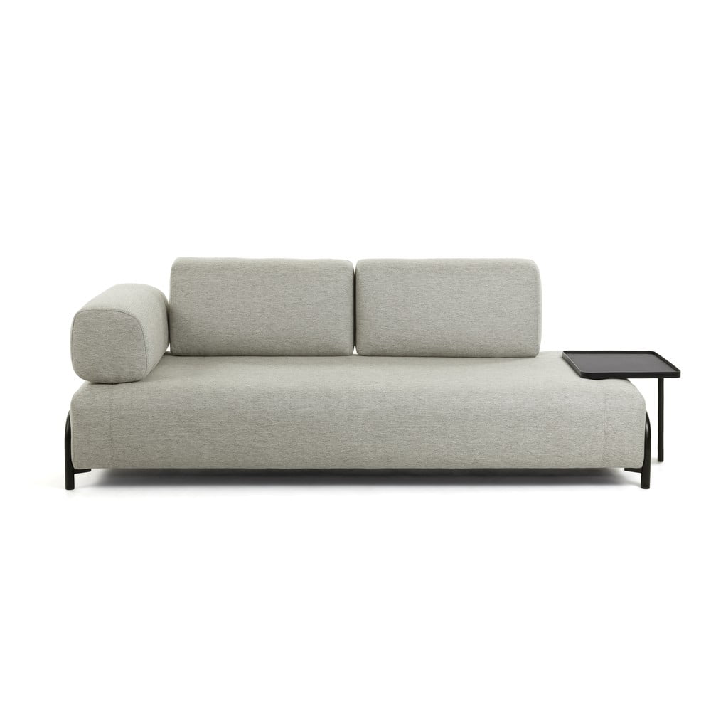 Beżowa sofa ze schowkiem Kave Home Compo