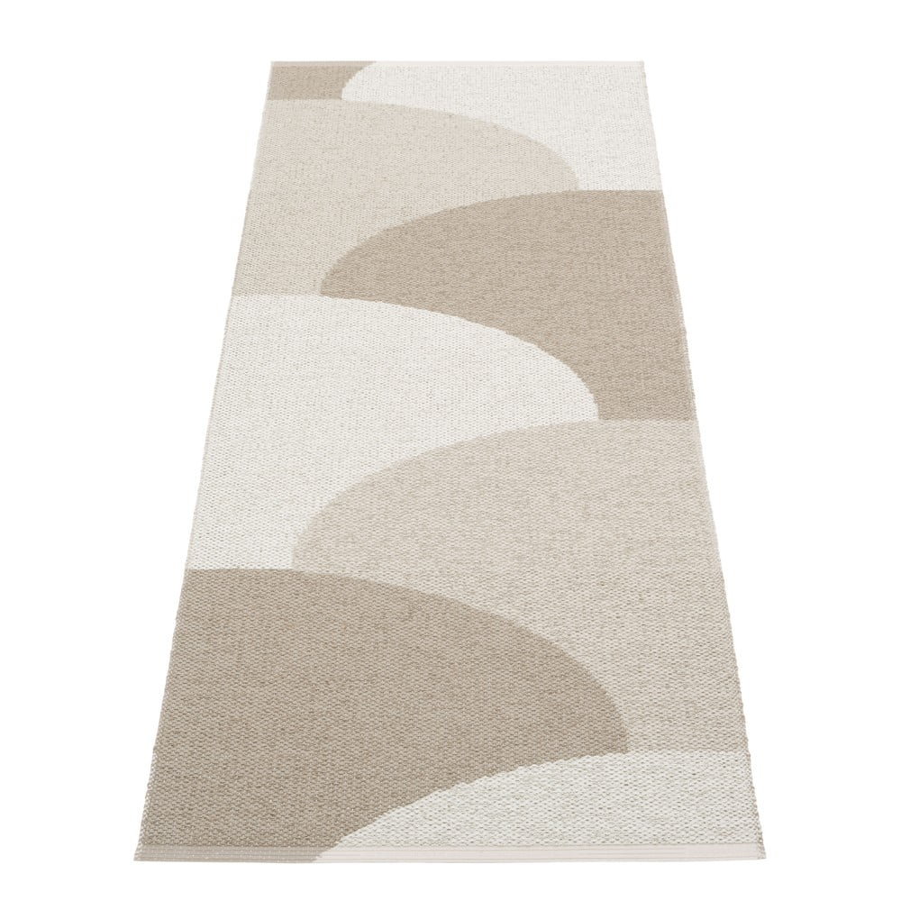 Beżowy chodnik odpowiedni na zewnątrz 70x180 cm Hill Dark Linen – Pappelina