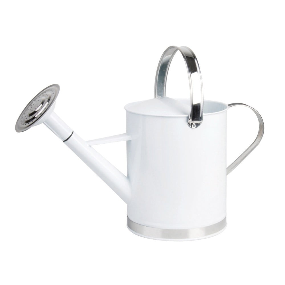 Biała konewka cynkowa Esschert Design, 5 l