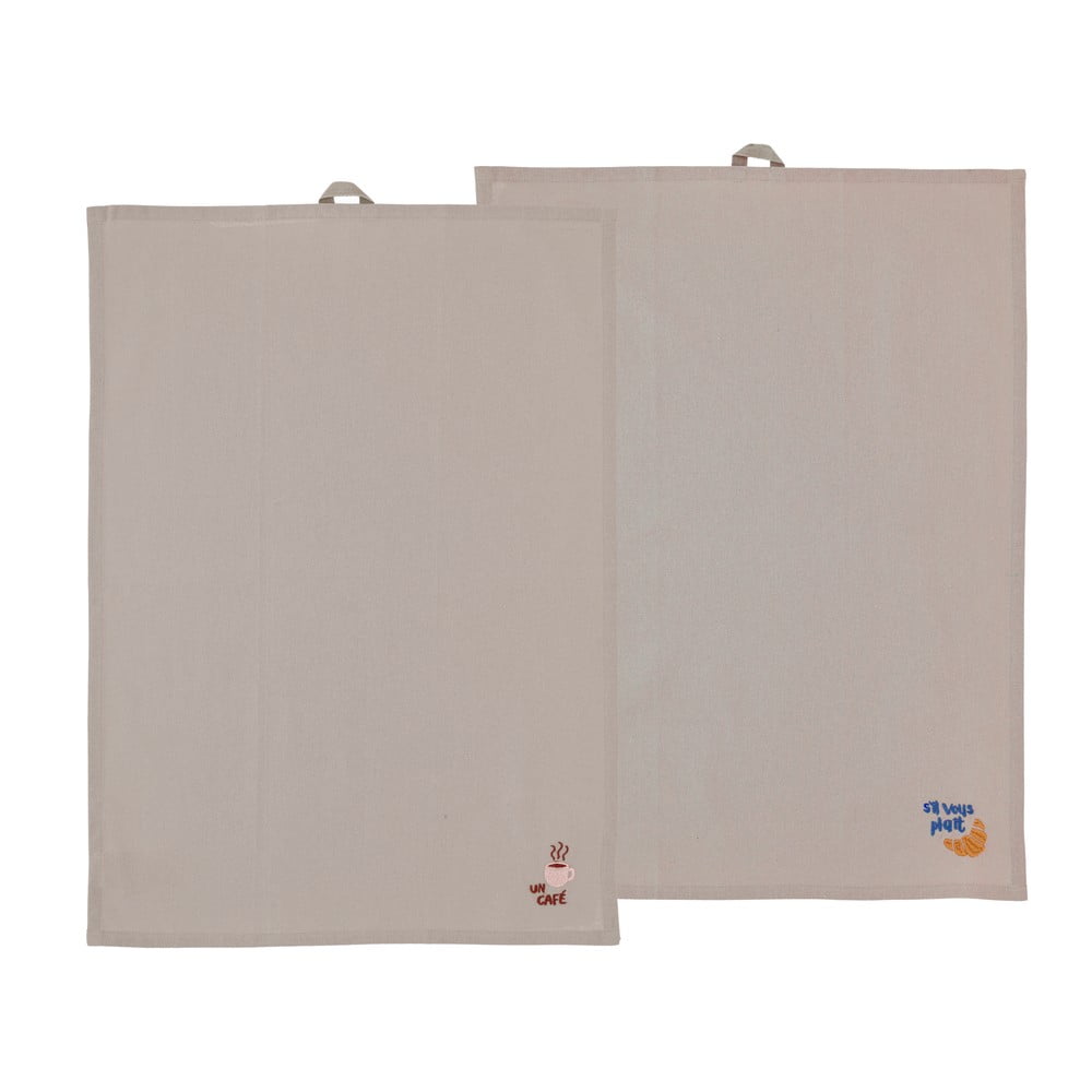 Bawełniane ścierki zestaw 2 szt. 50x70 cm Bistro – Södahl