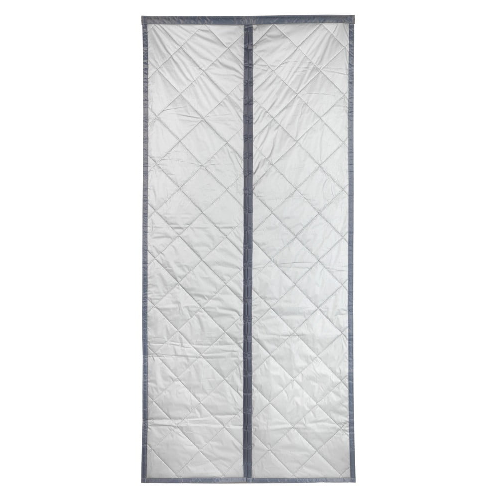 Zasłona termiczna na drzwi w szaro-srebrnym kolorze 80x200 cm – Maximex