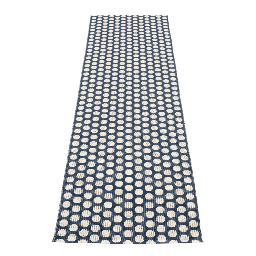 Ciemnoniebieski chodnik odpowiedni na zewnątrz 70x250 cm Noa Dark Blue – Pappelina