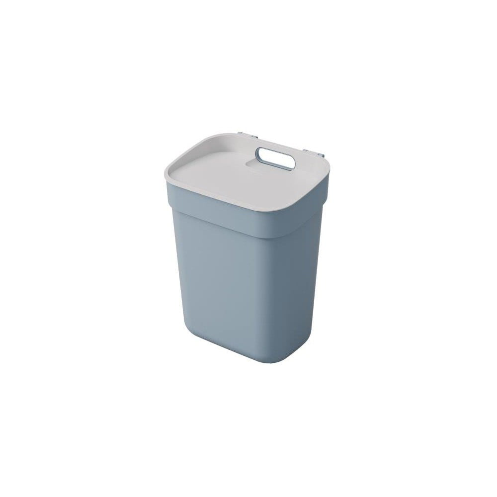 Jasnoniebieski kosz na śmieci do segregacji odpadów z plastiku z recyklingu 10 l Ready To Collect – Curver