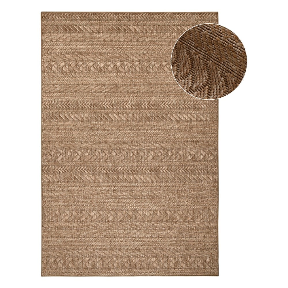 Brązowy dywan zewnętrzny NORTHRUGS Granado, 80x150 cm