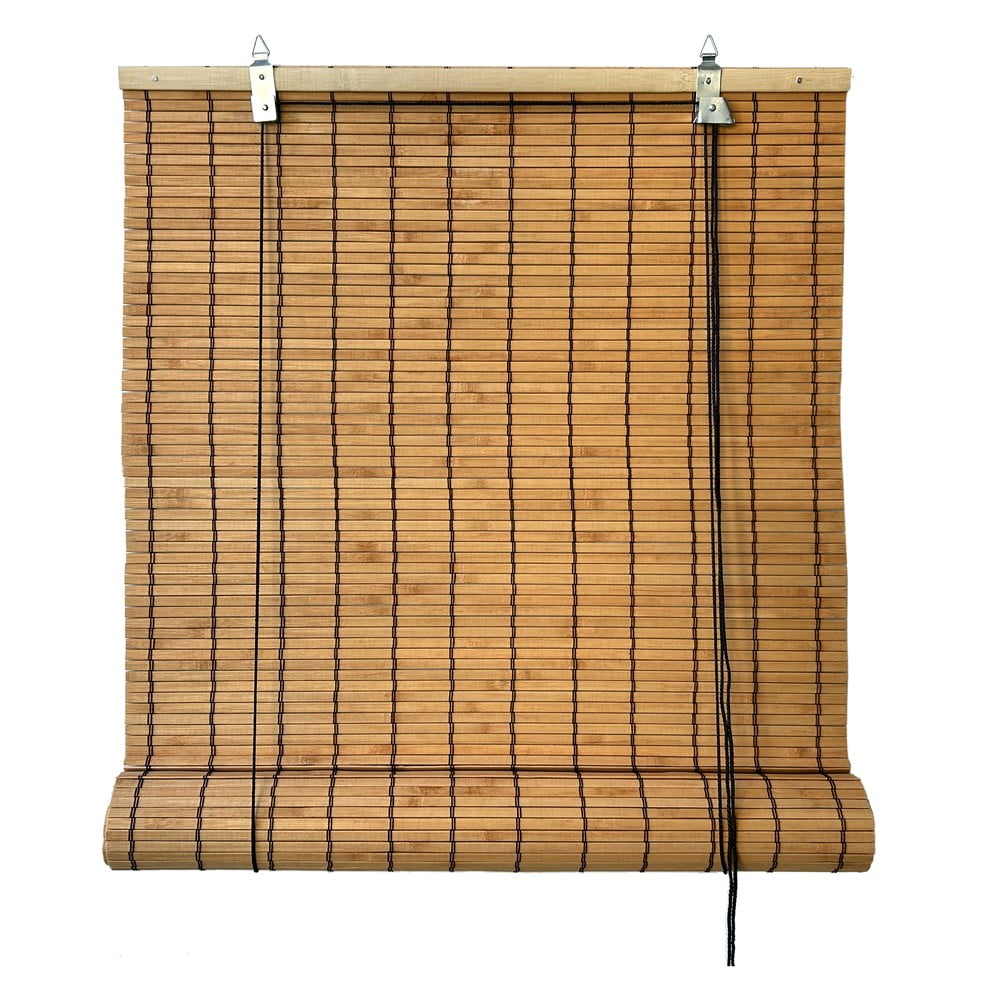 Bambusowa roleta w naturalnym kolorze 100x160 cm Zeva – Gardinia