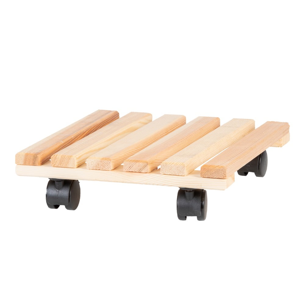 Drewniany kwietnik na kółkach (wysokość 8 cm) Indoor & Outdoor – Esschert Design