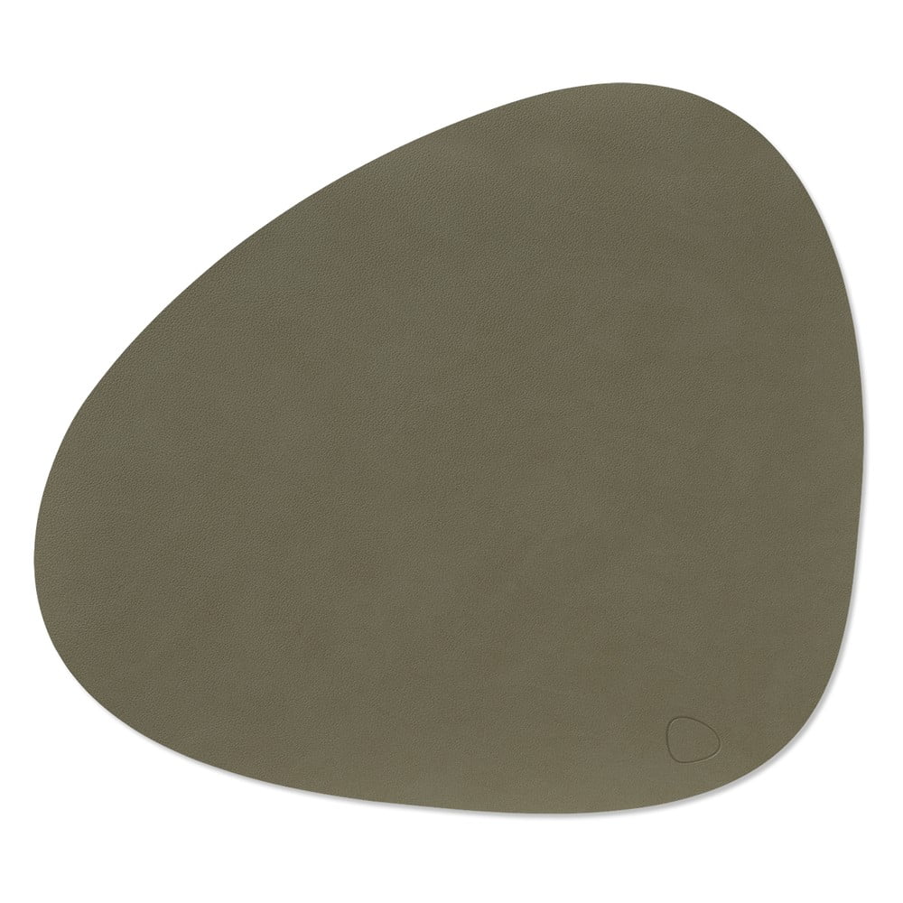 Mata stołowa ze skóry ekologicznej 37x44 cm Curve L Nupo – LIND DNA