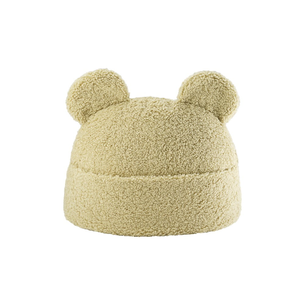Zielona poduszka na sofę dziecięcą z materiału bouclé Teddy Pouch – Wigiwama