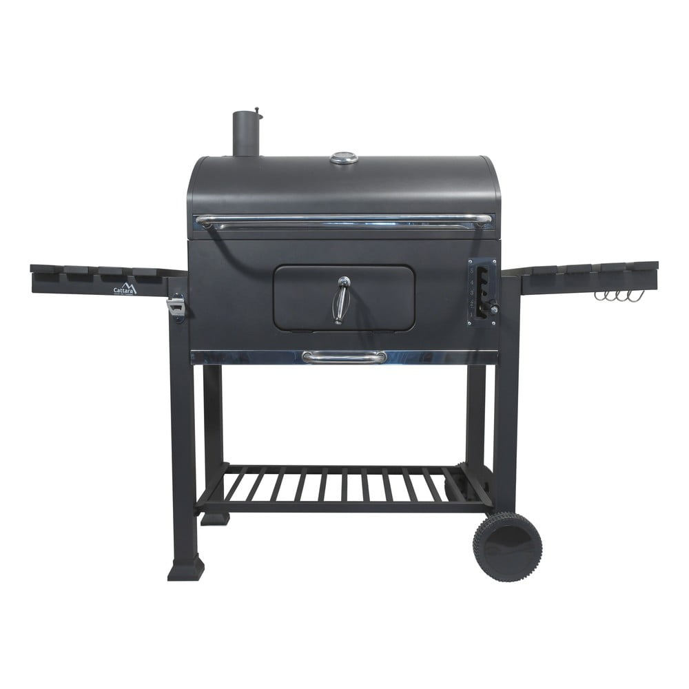 Czarny grill na węgiel drzewny Cattara Royal Grande XXL