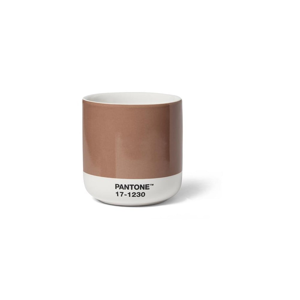 Jasnobrązowy ceramiczny kubek 175 ml Cortado Mocha Mousse 17-1230 – Pantone