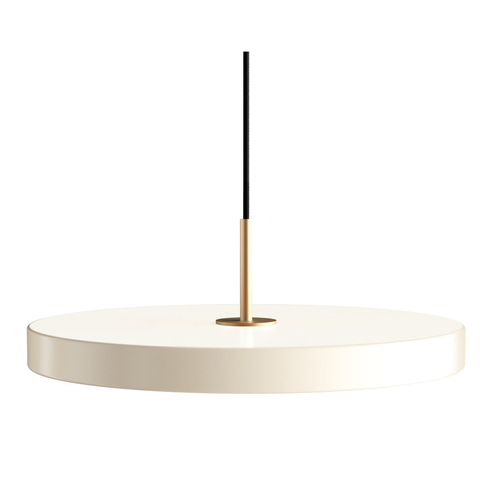 Kremowa lampa wisząca LED ze ściemniaczem i metalowym kloszem ø 43 cm Asteria Plus Medium – UMAGE