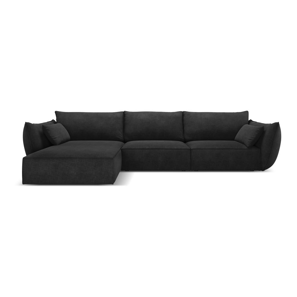 Ciemnoszary narożnik (lewostronny) Vanda – Mazzini Sofas