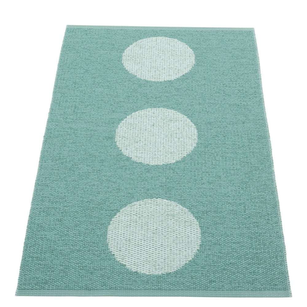 Turkusowy dywan odpowiedni na zewnątrz 70x120 cm Vera Pop Jade – Pappelina