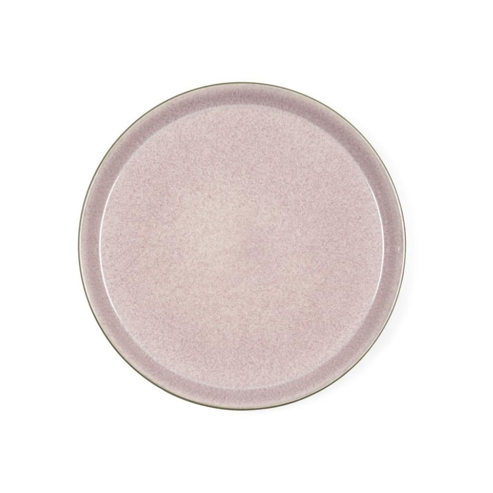 Różowy/szary kamionkowy talerz ø 27 cm Gastro Grey/Light Pink – Bitz