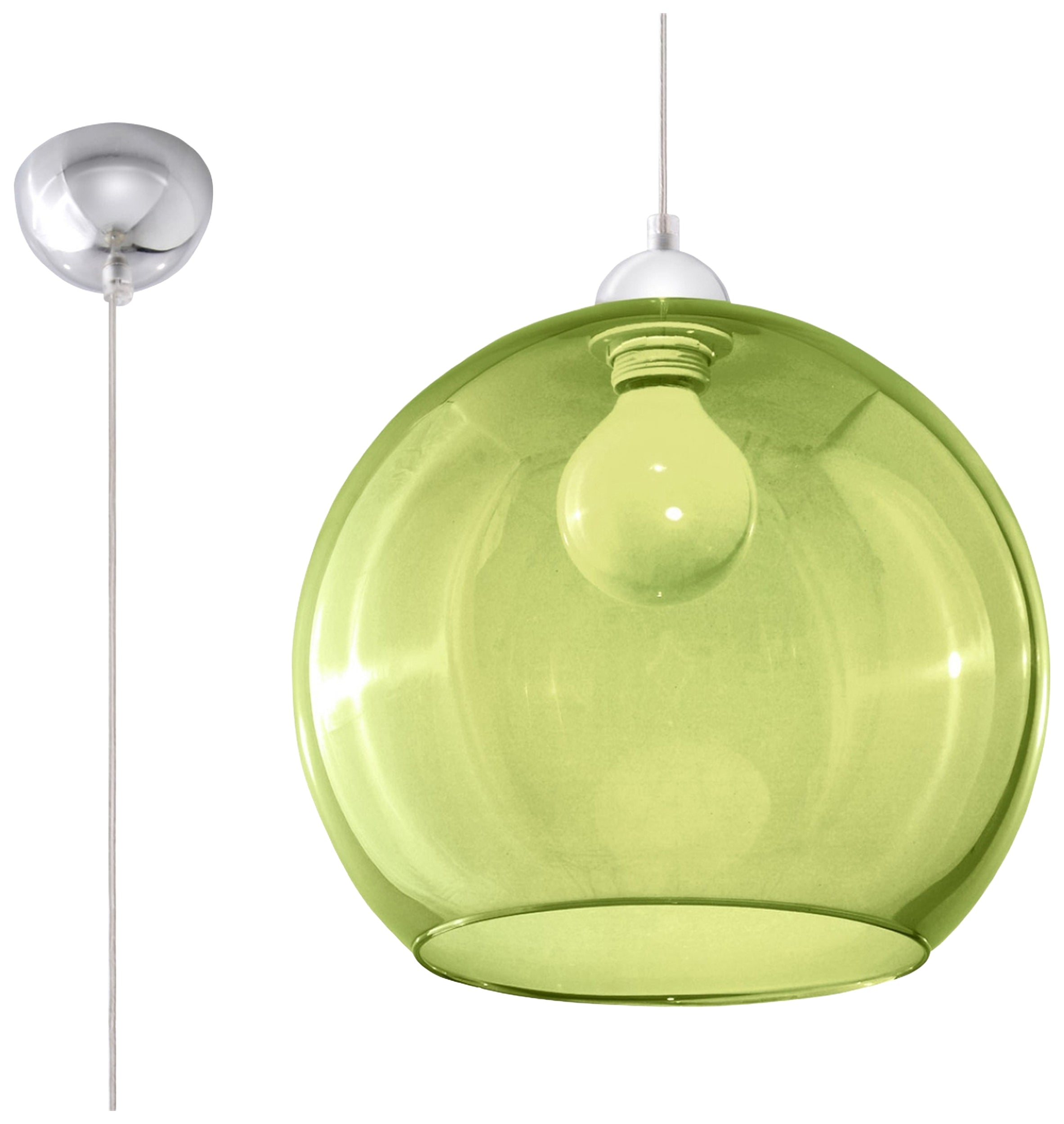 Lampa wisząca Ball zielona