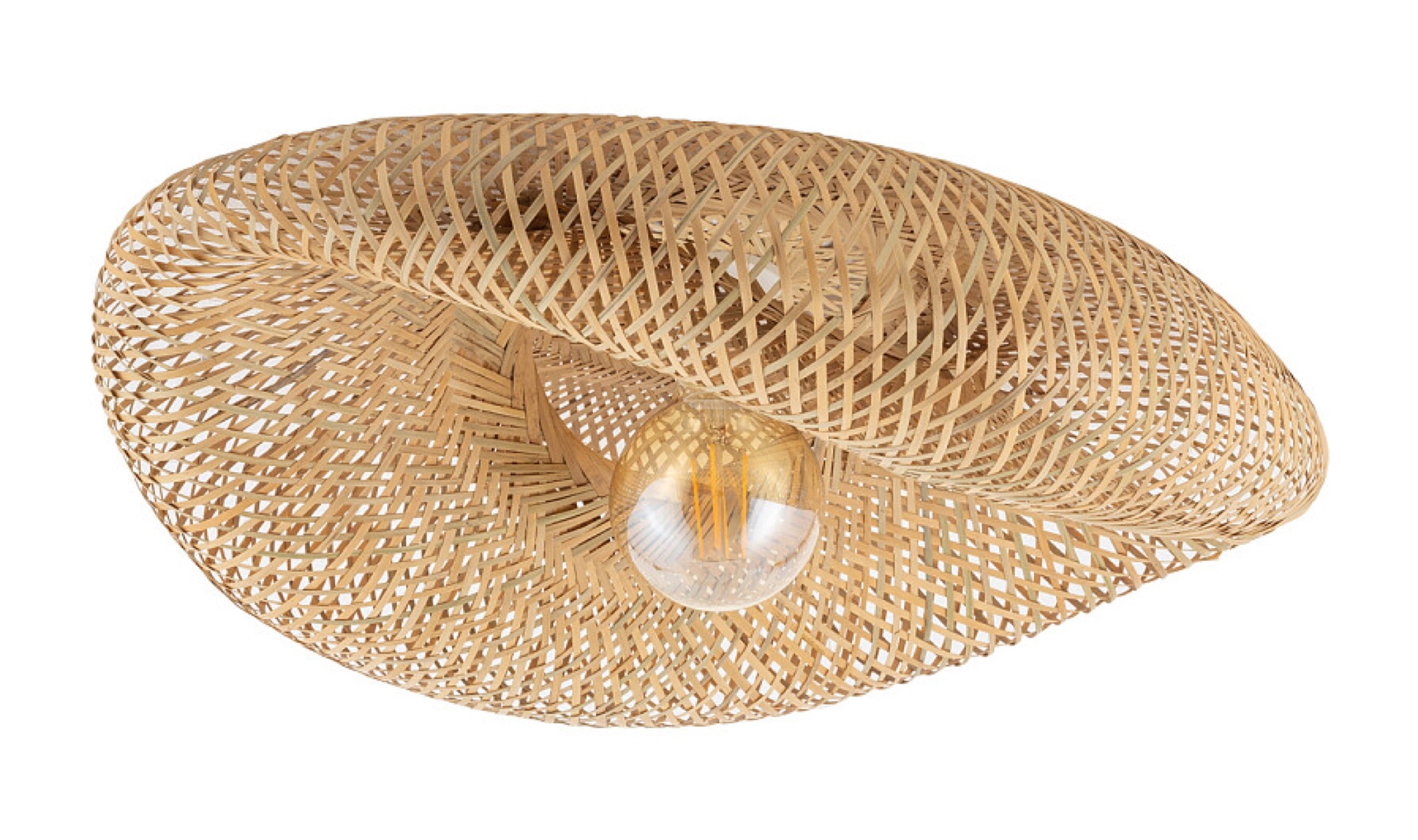 Plafon Havana 44x60 cm rattanowy