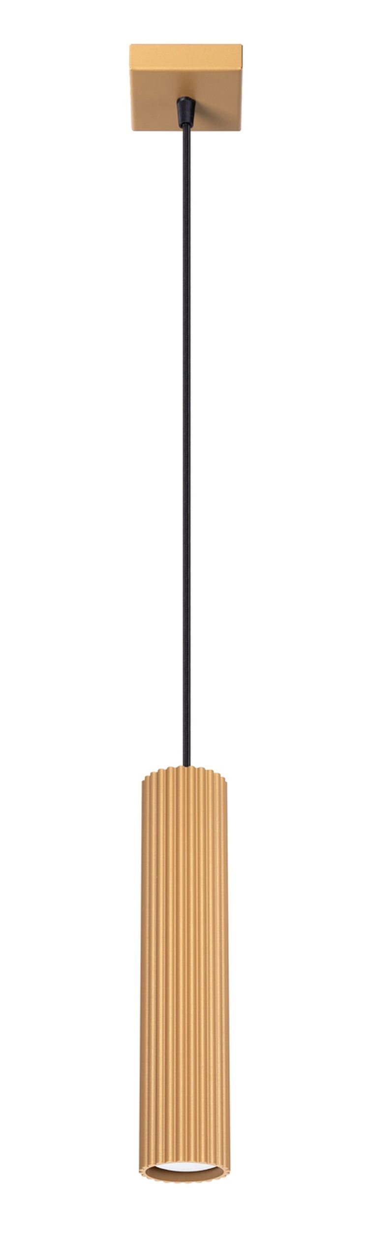 Lampa wisząca Karbon x1 złota
