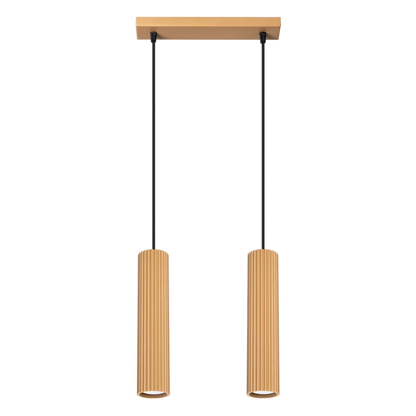 Lampa wisząca Karbon 2 złota