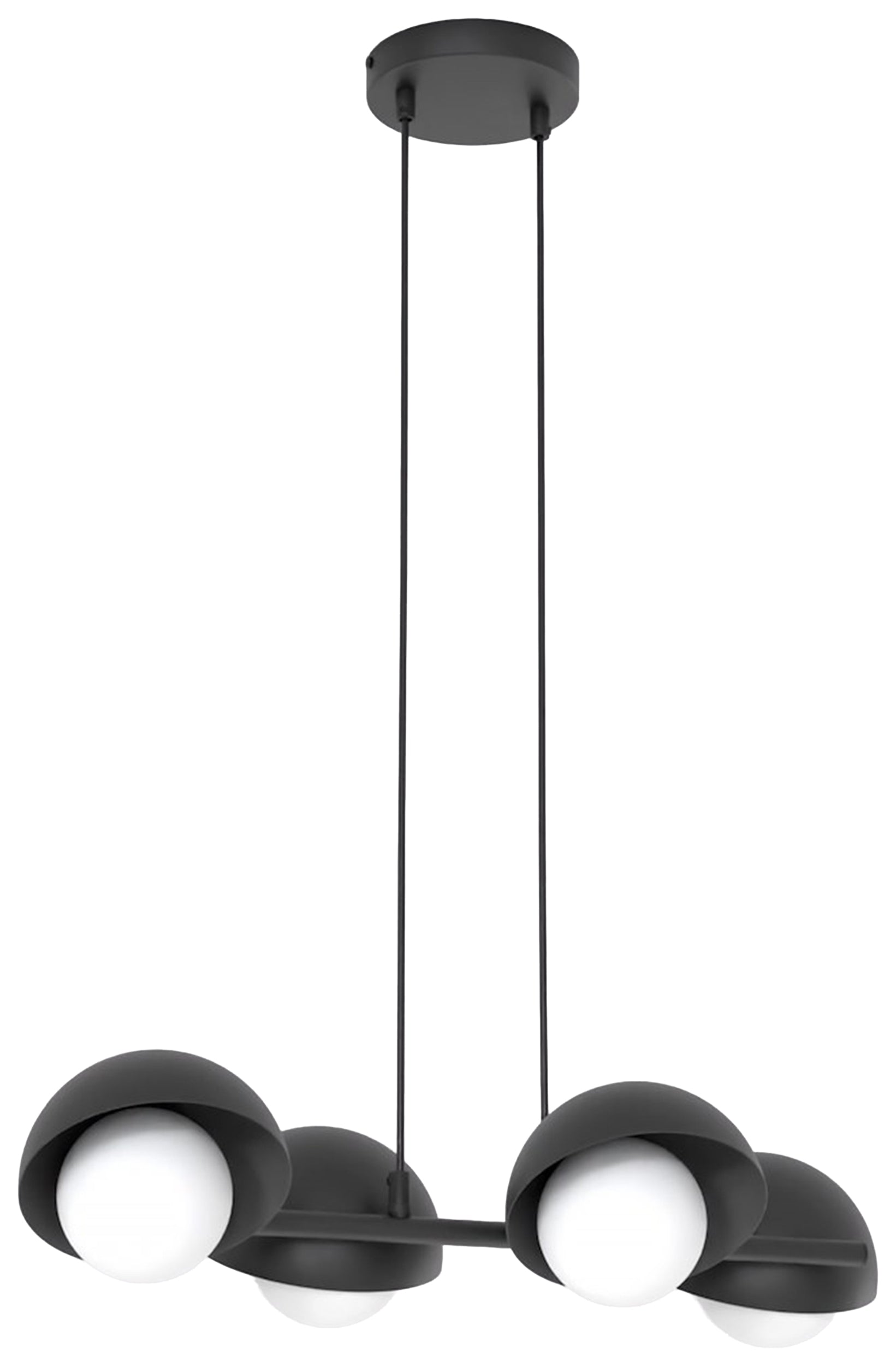 Lampa wisząca Boom x4 czarna