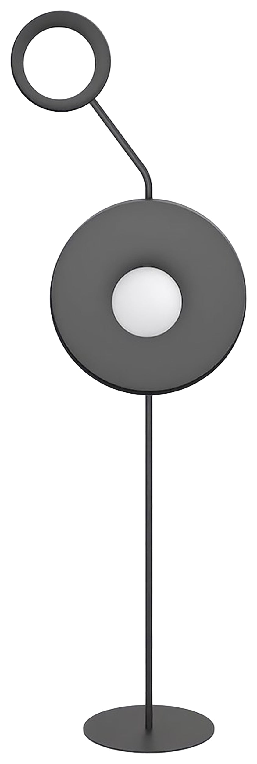 Lampa podłogowa Kiss x2 czarna