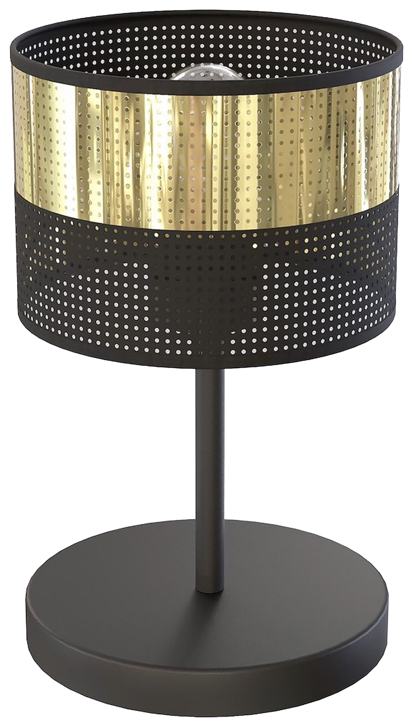 Lampa stołowa Lux czerń/złoto