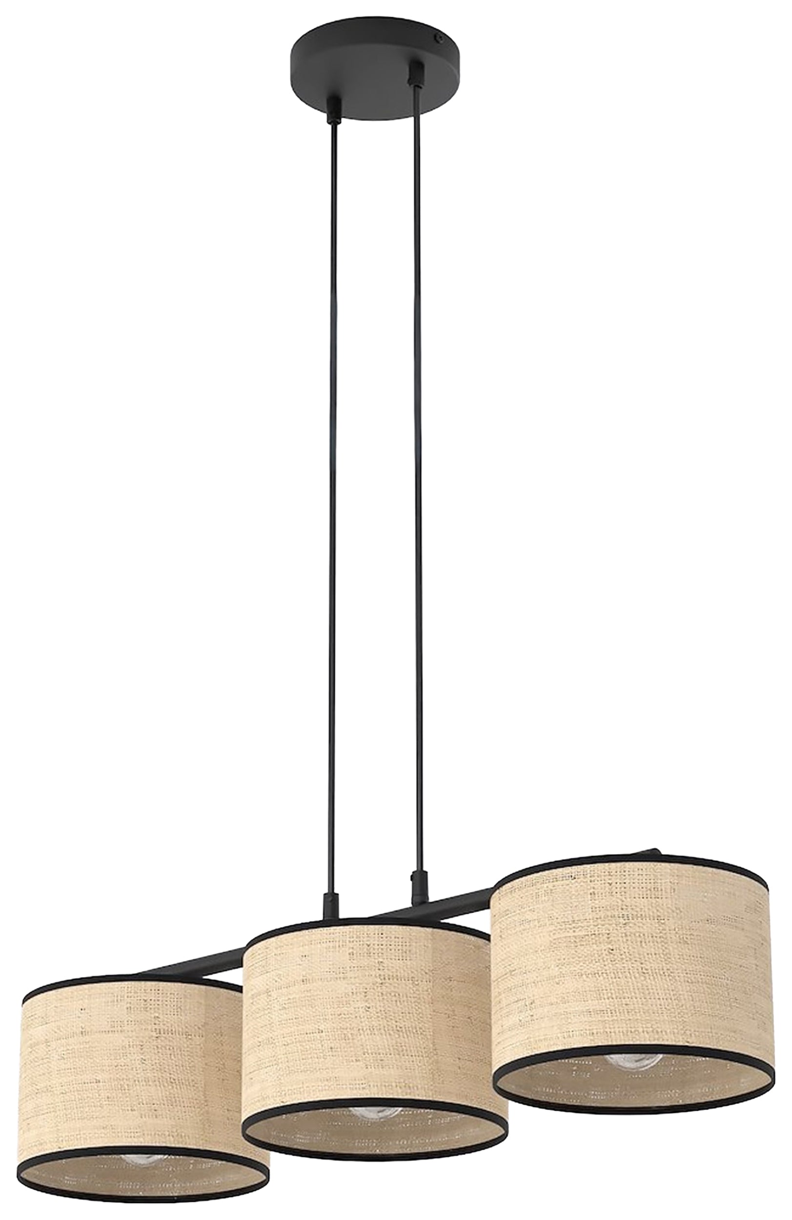 Lampa wisząca Eco x3 rattan