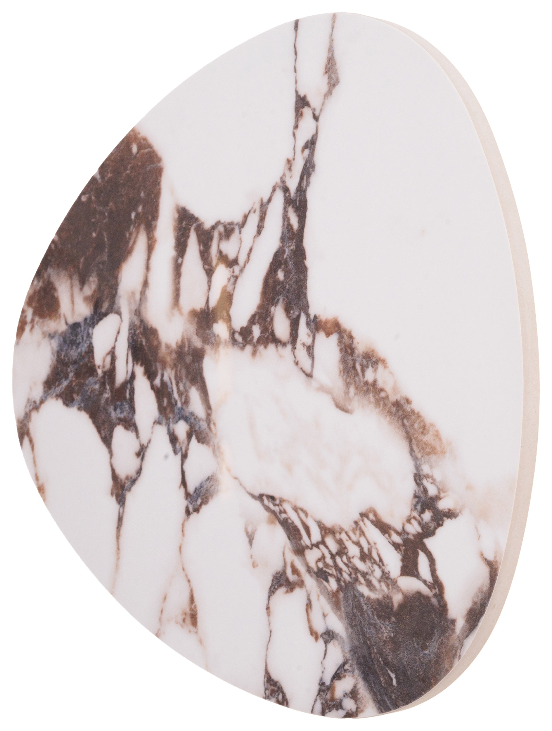 Kinkiet kamienny Marbles 28 cm biało-brązowy