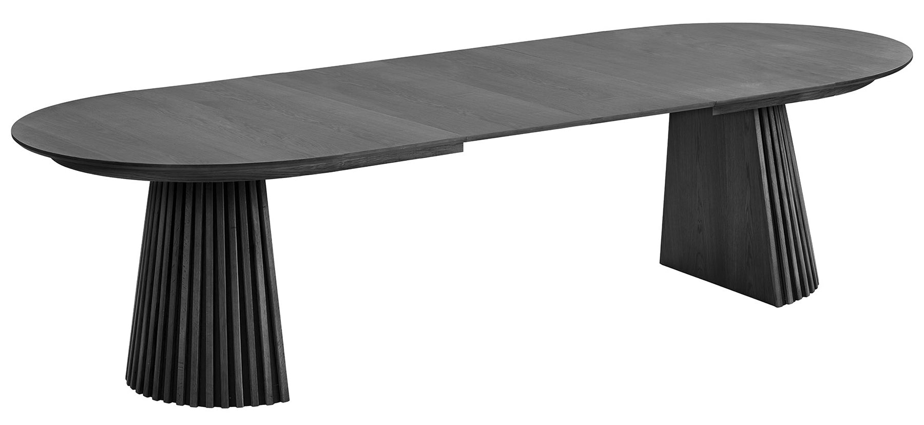 Stół rozkładany do jadalni Nenters 200-300x120 cm dąb czarny