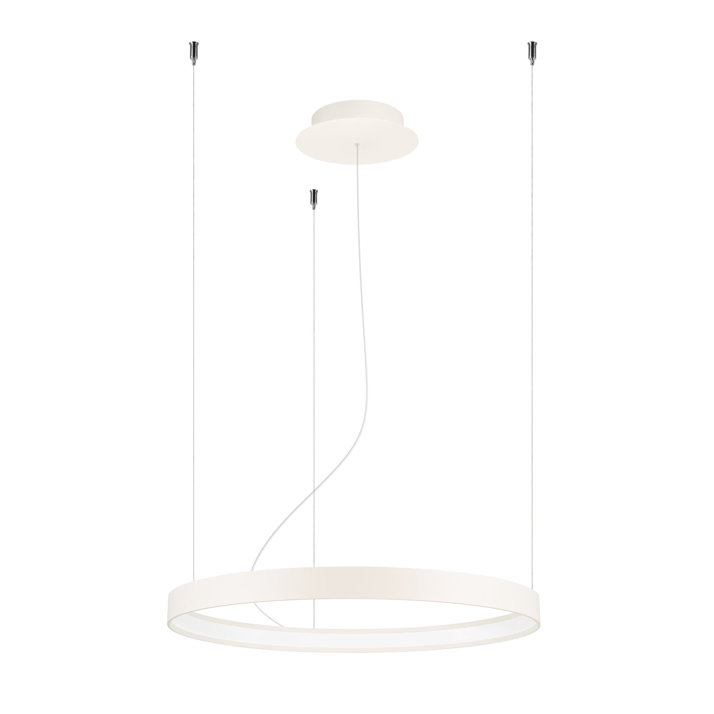 Żyrandol Rio LED 55 cm beżowy 3000K