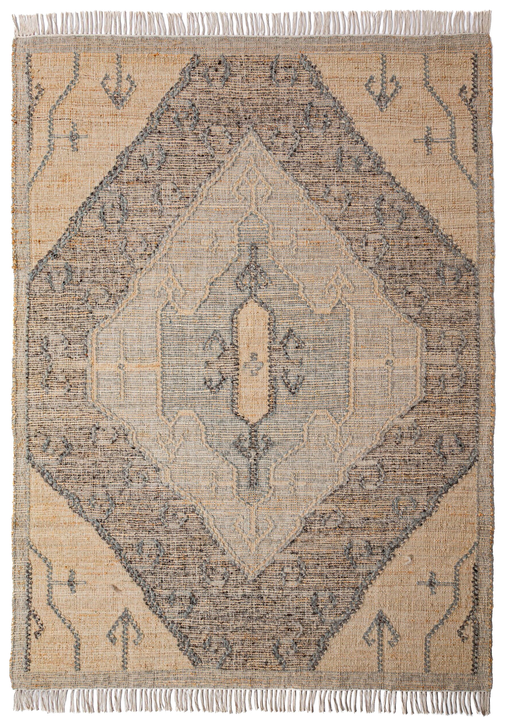 Dywan z wełną i jutą Tierra Vintage 200x290 cm beżowy