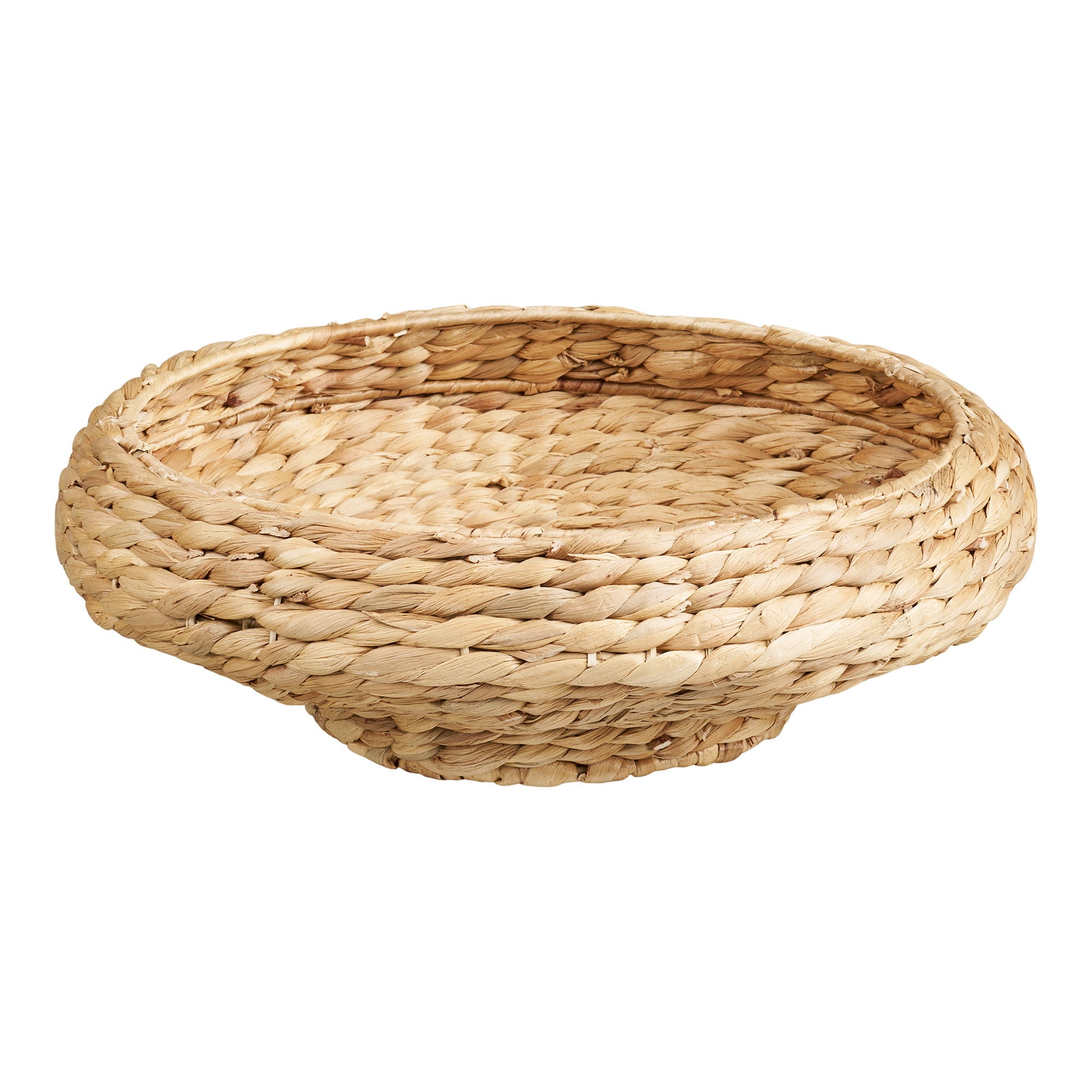 Taca Frellesvig ø38x12,5 cm wykonana z hiacyntu wodnego beżowa