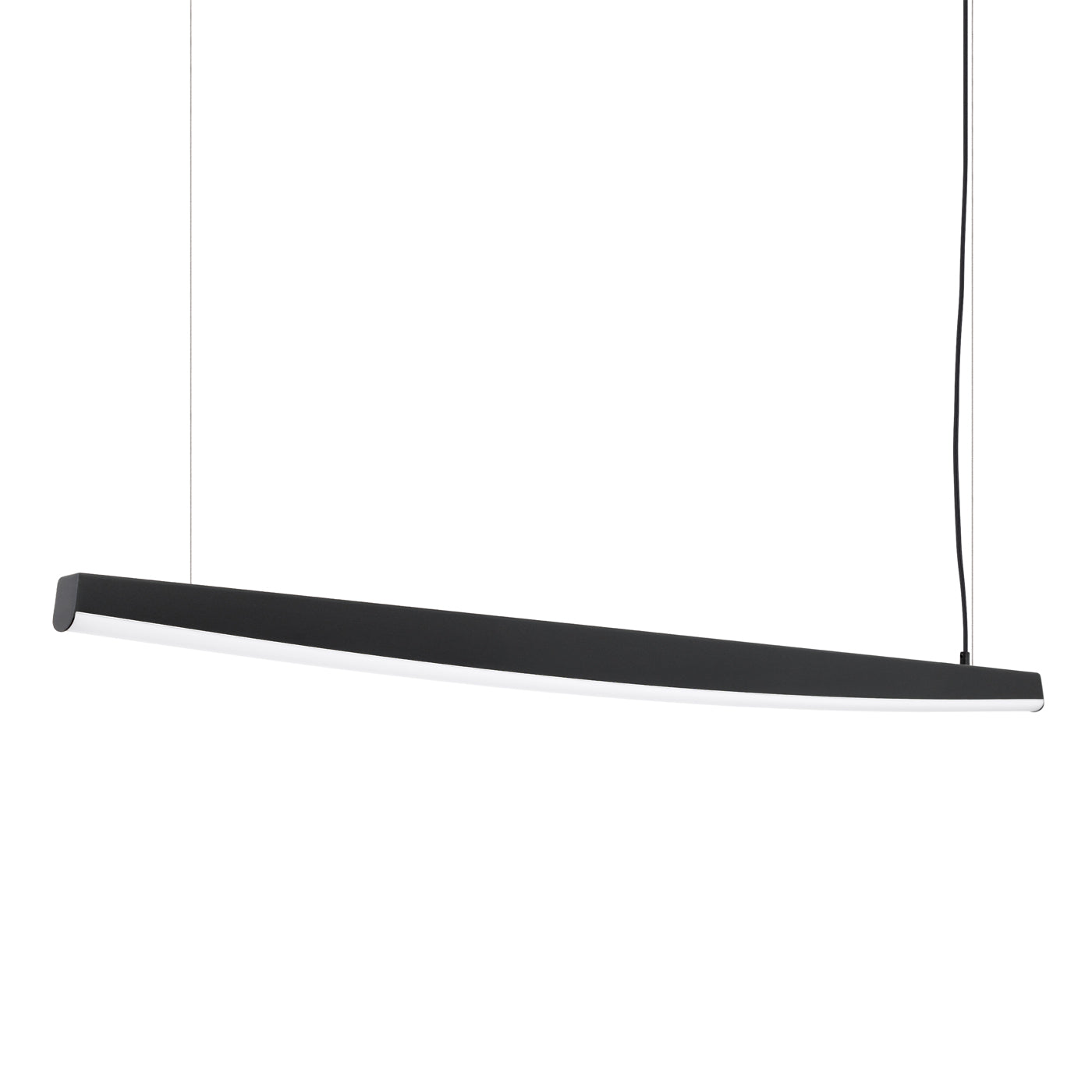 Lampa wisząca Jorun LED 150 cm czarna 4000K