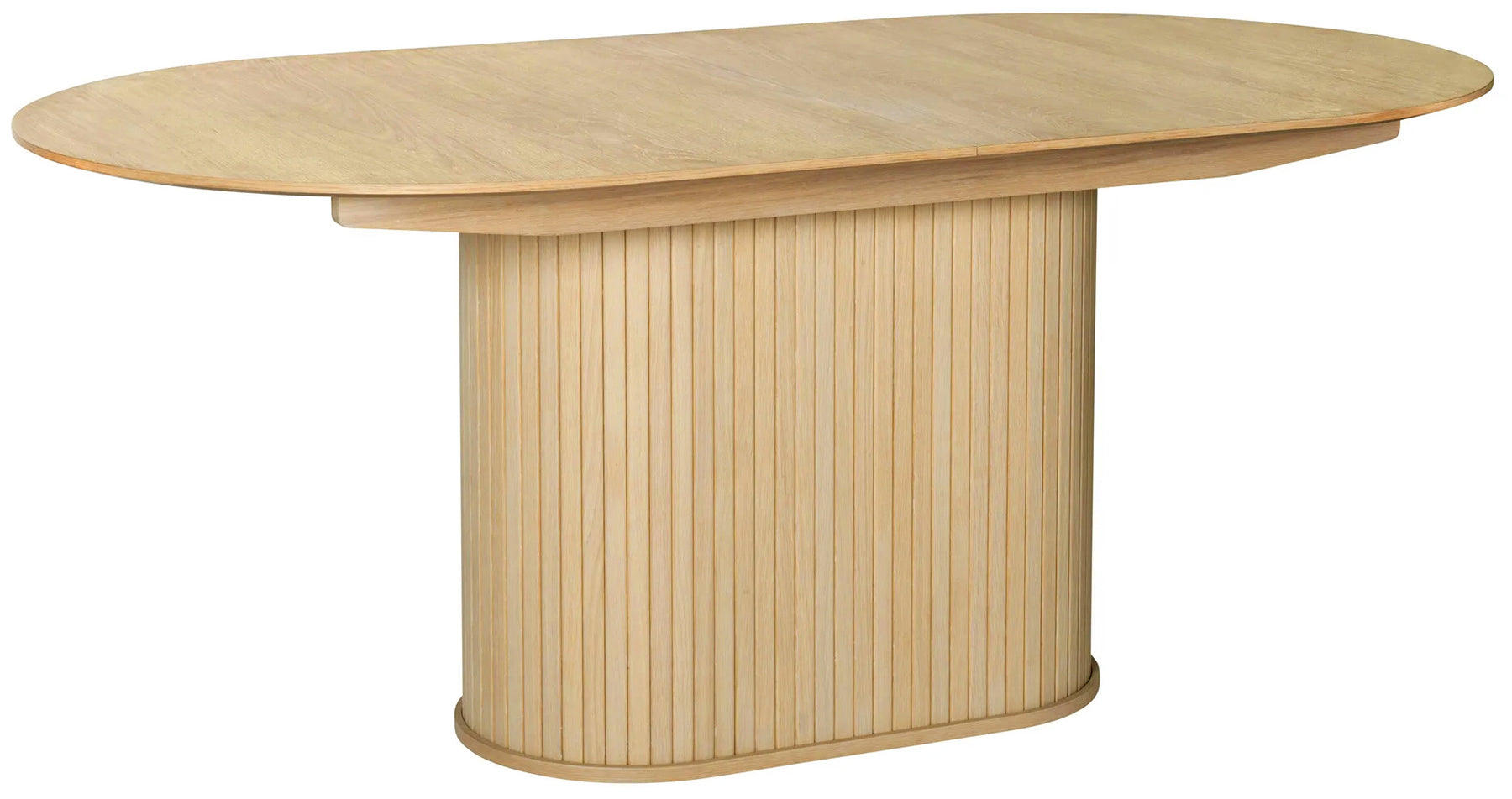 Stół rozkładany Gativel 180-230x95 cm lamele dąb naturalny