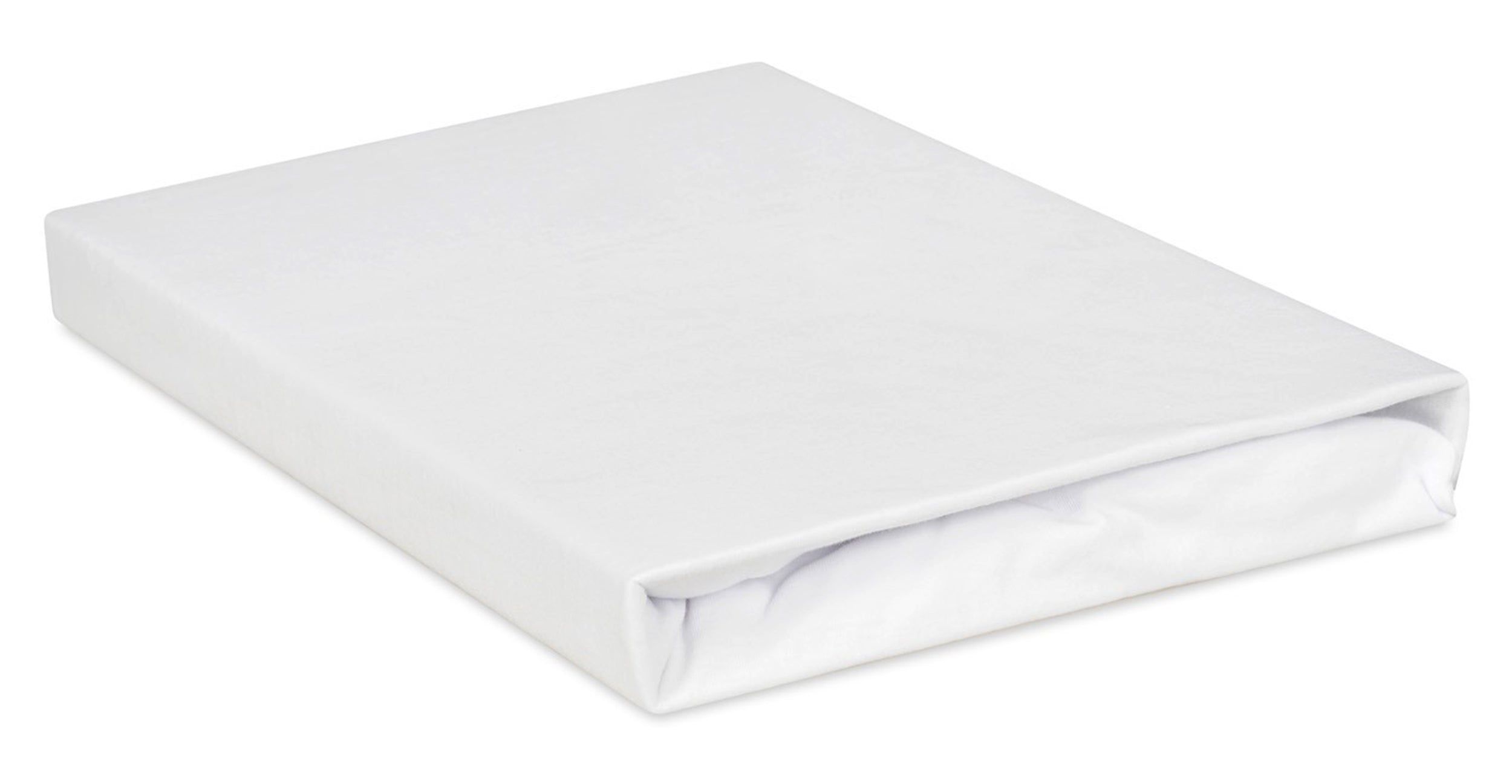 Prześcieradło jersey Herrent z gumą na materac 160x200 cm białe