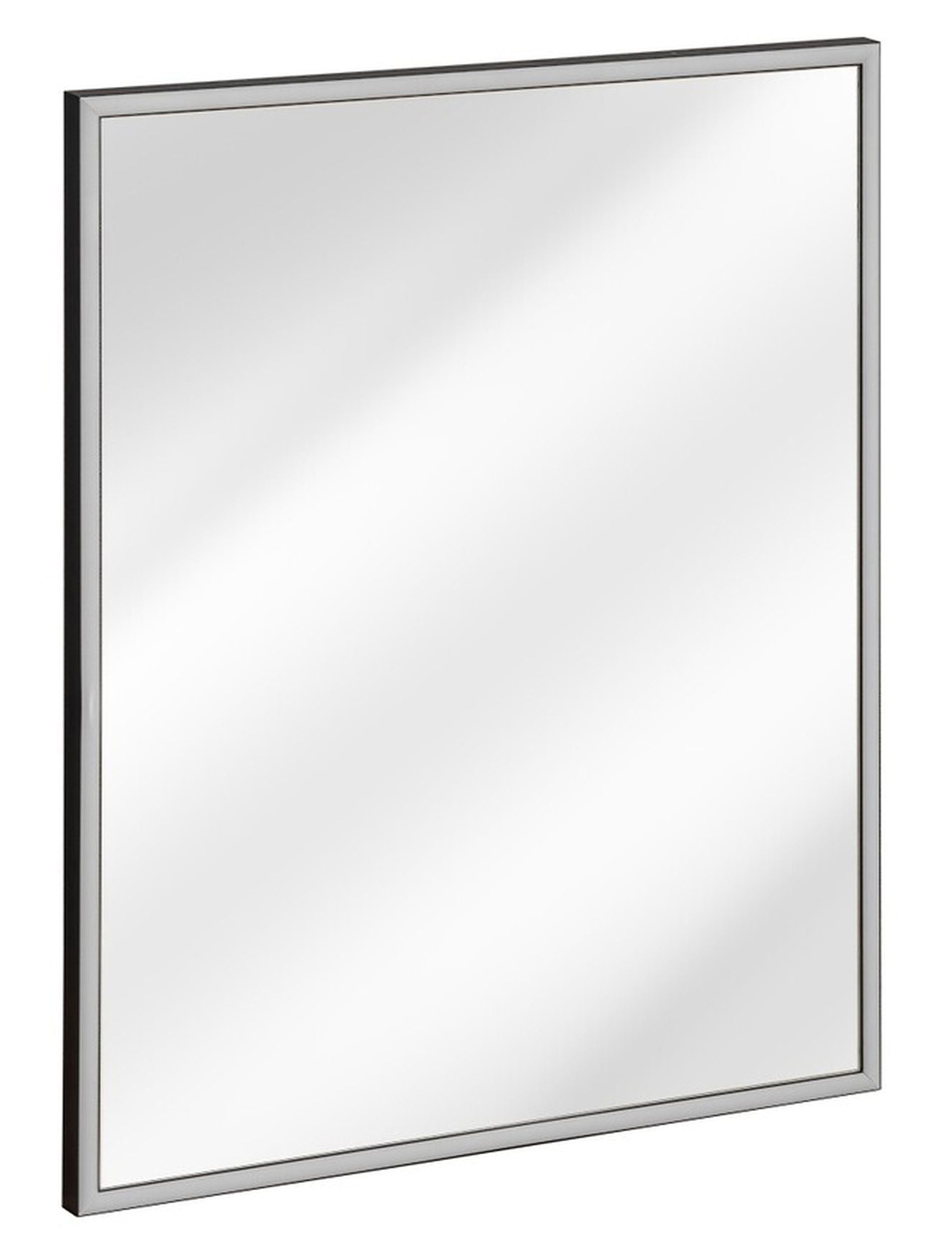 Lustro z podświetleniem LED Alice 83x68 cm w grafitowej ramie